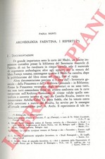 MONTI Paola - Archeologia faentina, i reperti.