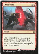 Chaos Warp 122 Rare Commander LEGENDS Magic: The Gathering Near Mint