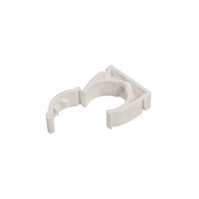 Geschlossener Griff f&uuml;r Rohre 28mm wei&szlig; UZE-28/100 St&uuml;ck RBPS