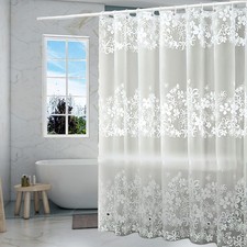 Shower Curtain Liner, 4G PEVA Shower Liner, Plastic Waterproof Shower Curtain...