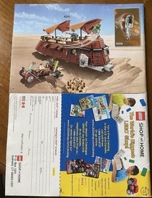LEGO STAR WARS 6211 Both instruction booklets Authentic Rare and Vintage
