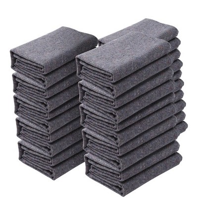 12x Verpackungsdecke 1829x1372mm, strapazierfähiges Vlies, inkl. Bänder