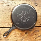 Vintage GRISWOLD Cast Iron SKILLET Frying Pan # 6 LARGE BLOCK LOGO - Ironspoon