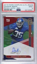 2019 Panini Donruss Elite Rookie Red 34/99 Deandre Baker PSA 9 MINT Auto g6p