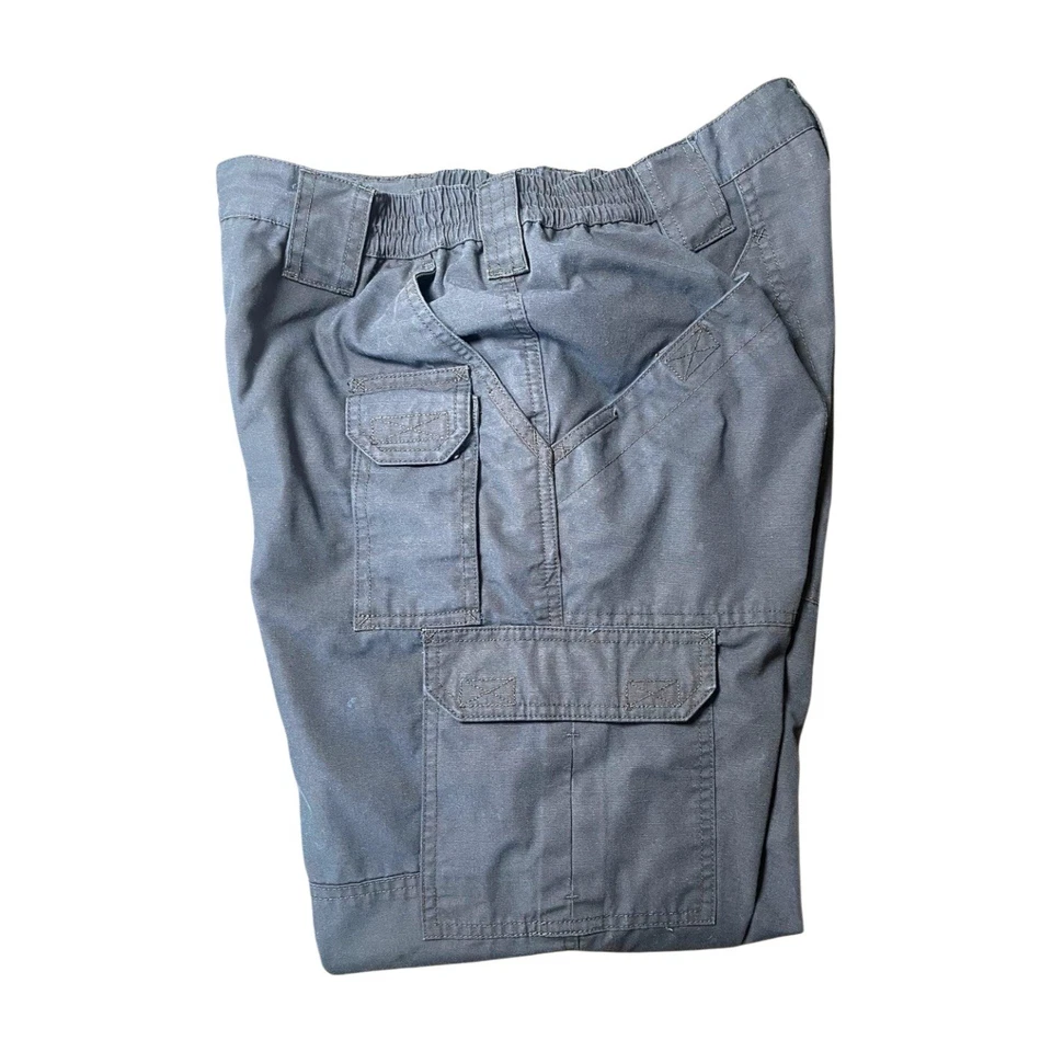 Pantalones tácticos 5.11 para mujer talla 12 azul marino pantalones cargo bolsillos Ripstop 64360 Foto 3 de 4