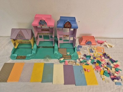 1995 Vintage Mega Bloks Fantasy Shopping Avenue #9404 Bricks, Structures ACCESSO