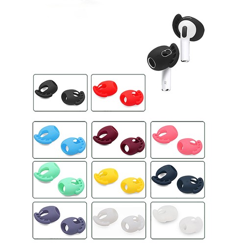 For AirPods 3 Headset Silicone Ear Hook Cap Ear Tips Earphone Anti-Slip Cover LC - Picture 2 of 23