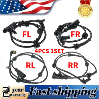 4 ABS Wheel Speed Sensor Front Rear Left & Right Fit Nissan Armada 2013-2018