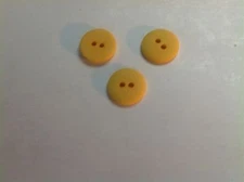 NEW 25 Pc. Lot  1/2 INCH BRITE GOLD  DULL/ MATTE FINISH BUTTONS