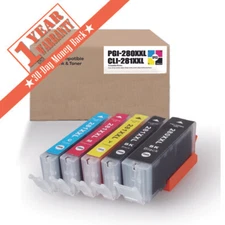 5 pack Ink Cartridge For Canon PGI-280XXL CLI-281XXL PIXMA TR7520 TS9120 TR8520