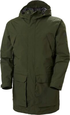Helly Hansen Men's Utility Rain Parka __ Medium __ Forest Night, Rain Jacket