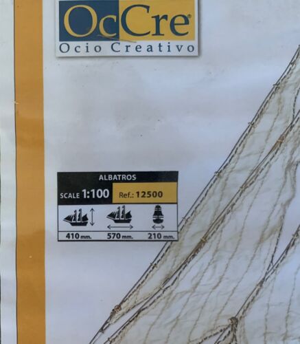 Goleta Occre Albatros Escala 1:100 Madera Modelo Ship Kit Como Nueva - Imagen 2 de 7