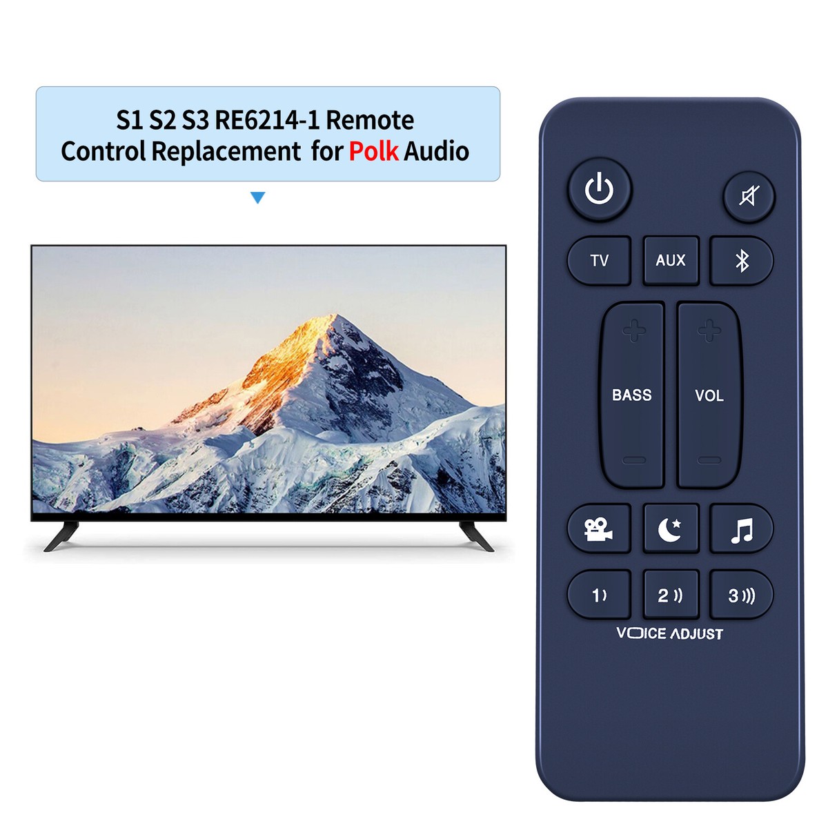 Per il telecomando POLK RE6214-1 Soundbar S1 S2 S3 S4