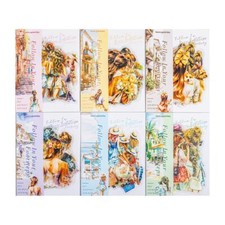 20Pcs Flower Girls Lady PET Stickers for Journal Diary Water Bottles DIY Sticker