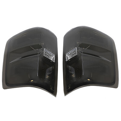 For Chevy Silverado GMC Sierra 2014-2019 #GM2800261 Pair Tail Lights Brake Lamps