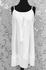 Victorian 100 Cotton Nightgown Lace Trim Sleeveless SoieRose SR1169 Sleepwear