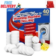 Washing Machine Cleaner, 6 Month Supply, Cleans Front Load and Top Load 40.ct