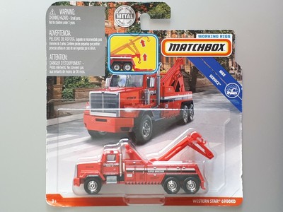 matchbox western star tow truck