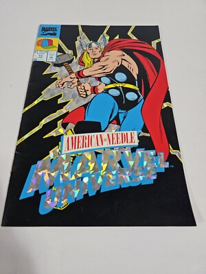 Vintage 1993 American Needle Marvel Comics 15 Thor Prism Cover Hat