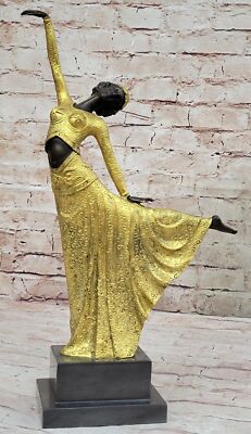 Elite Art Deco Hot Cast Bronze Dancer Sculpture Museum Quality Masterpiece Sale