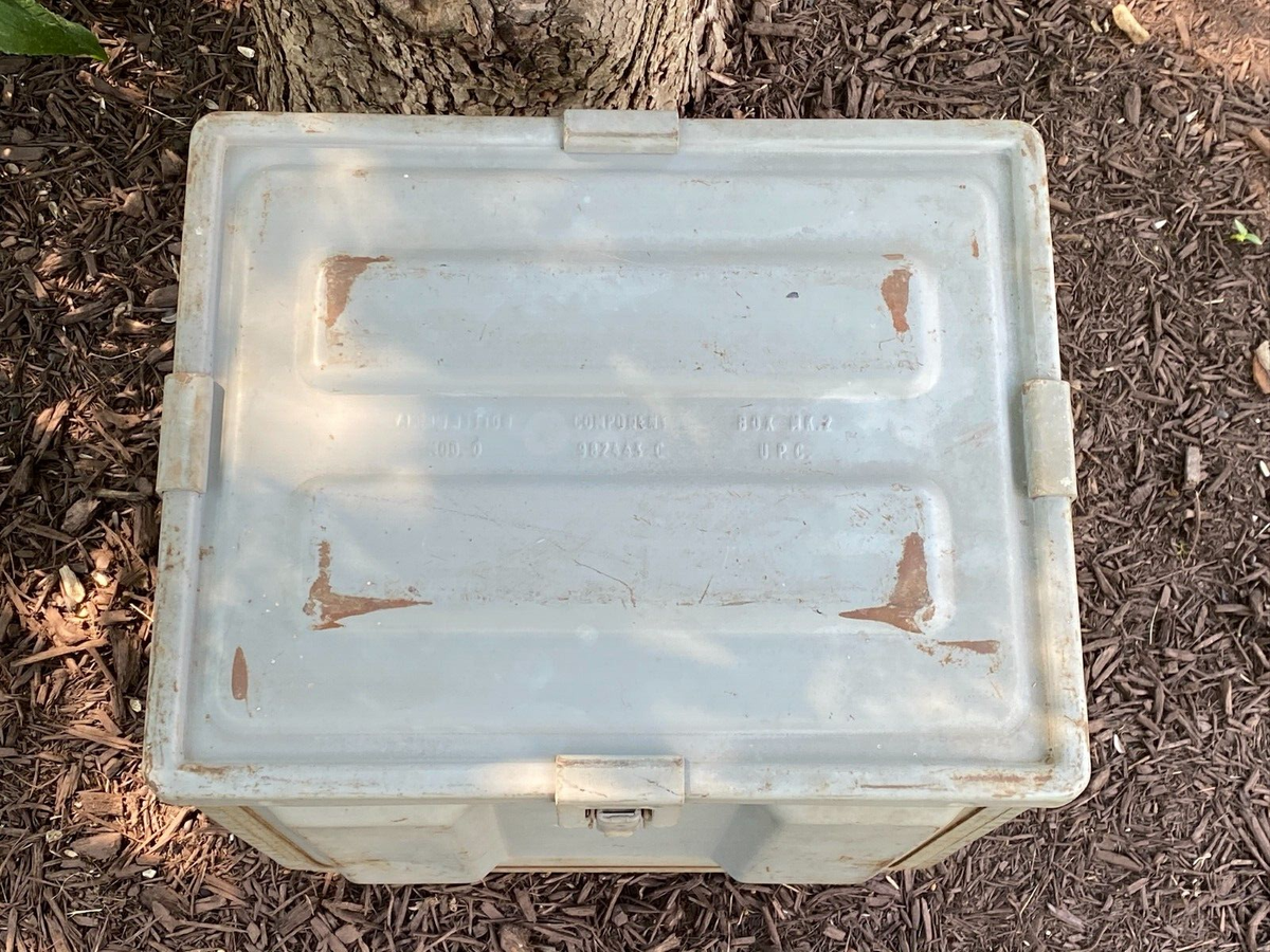 Vintage Antique WWII Era Ammo Ammunition Box Mod O 982443C MK2 | eBay