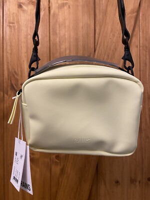 RAINS The Box Bag - Crossbody - Color Yellow(Straw) - NWT