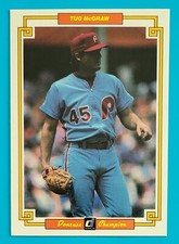 1984 Donruss Champion #53 Tug McGraw Philadelphia Phillies Jumbo Baseball Card 