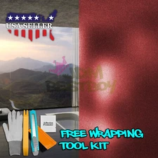 *48"x72" Red Frosted Film Glass Home Bathroom Window Security Privacy Sticker