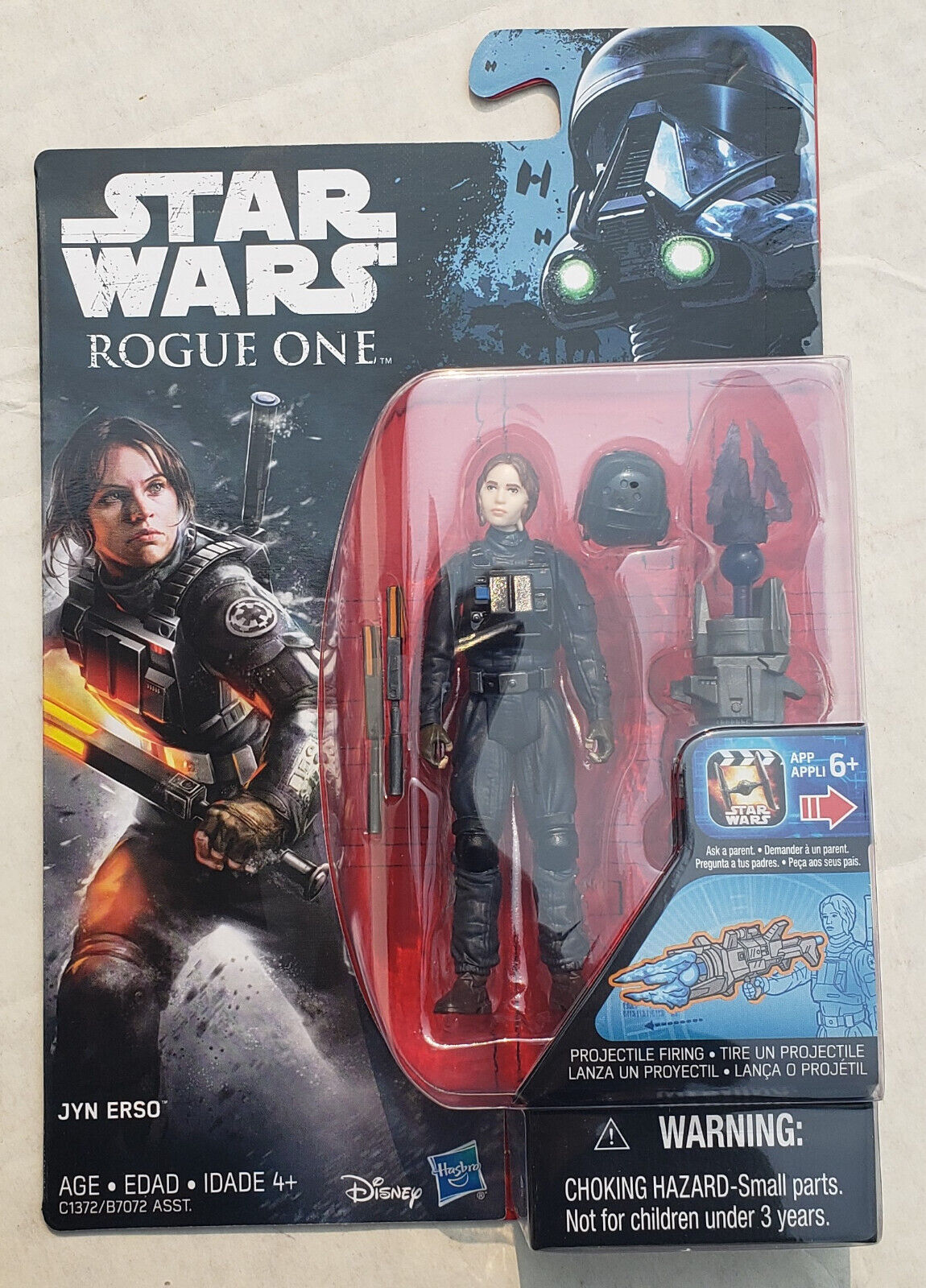Star Wars Jyn Erso Ground Crew Disguise Rogue One 3.75" Figure Hasbro 2016 New