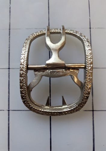 Shoe Buckles,  AS Sold as a Pair, White Bronze, 18th Century Reproduction - Picture 1 of 2