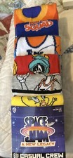 Space Jam A New Legacy NEW 6 Pair CREW SOCKS SIZE 8-12 Bioworld