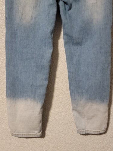 Jessica Simpson Jeans Girls Size 5 Kiss Me Skinny Distressed Denim Blue - Picture 7 of 10