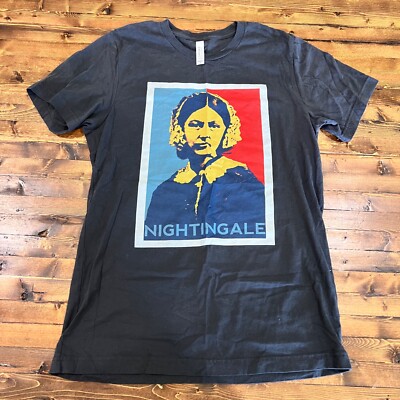 Florence Nightingale T-Shirt Registered Nurse RN Gift Fun MEDIUM