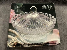 MIKASA MARQUETTE CANDY DISH or TRINKET DISH, NEW! Made In Japan