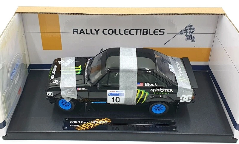 Sun Star 1/18 Scale 4858 Ford Escort RS1800 #10 K.Block C.McRae Forrest 2008 - Image 4 of 4