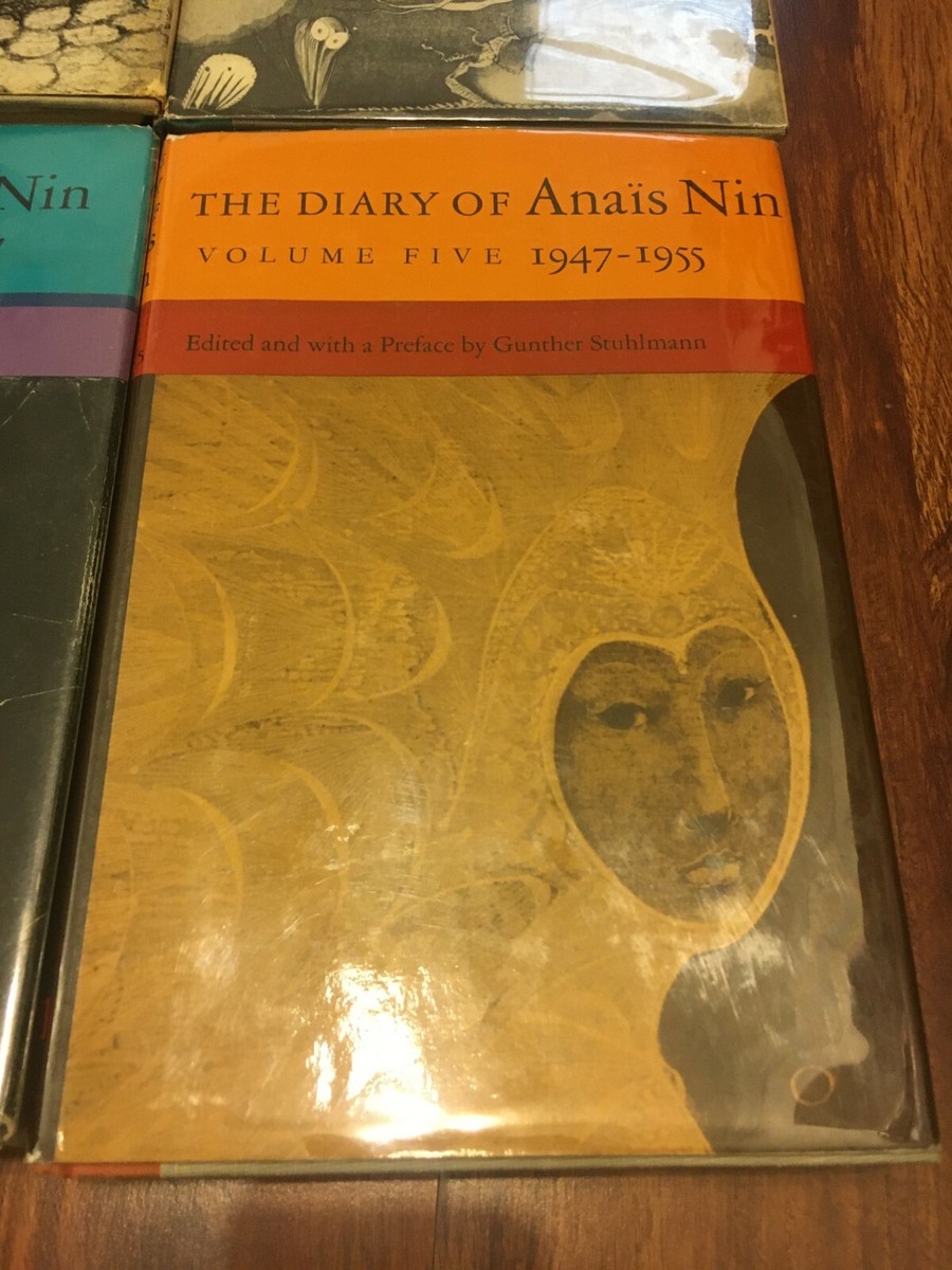 LOT (4) SIGNED The Diary Of Anais Nin Volume 2, 3, 4, 5