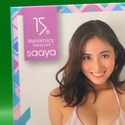 Saaya Irie 68 15th Anniversary Official Photo Racer Card