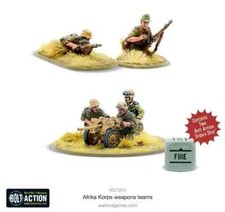 402212013 Warlord Games Bolt Action: Afrika Korps Weapons Teams