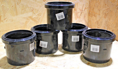Menge 5 110 mm Schwarz Ablaufrohr Endmuffe Sanitär Mitte