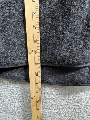 Lululemon Men Tundra Trek 1/2 Zip M3BT0S Wool Blend Mens XL Dark Gray - Picture 3 of 7