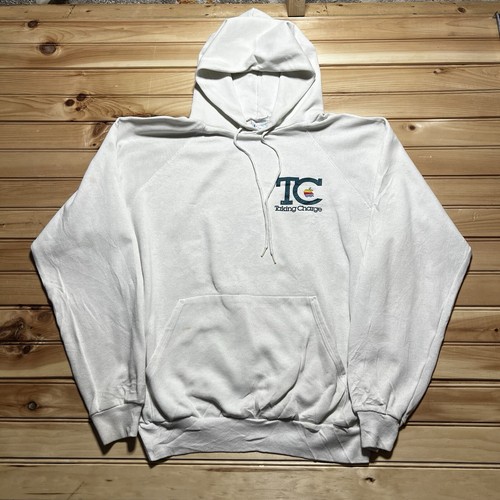 Mackintosh, Vintage 80s Apple Macintosh “TC” Taking Charge Tech Hoodie Embroidered Size XL