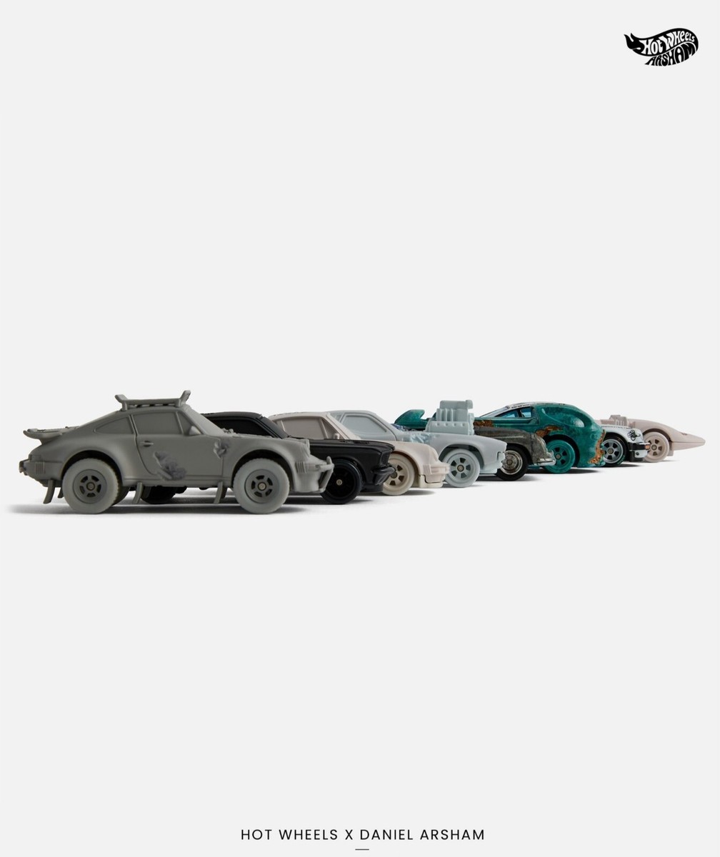 ミニカー MATTEL \"Hot Wheels x Daniel Arsham Lap 1 Mattel Hot Wheels x Daniel Arsham Lap 1 - 4, Complete 8 Car