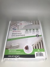 Guardmax Crib Mattress Protector Zippered Encasement Cover Bed bug Proof Wate...