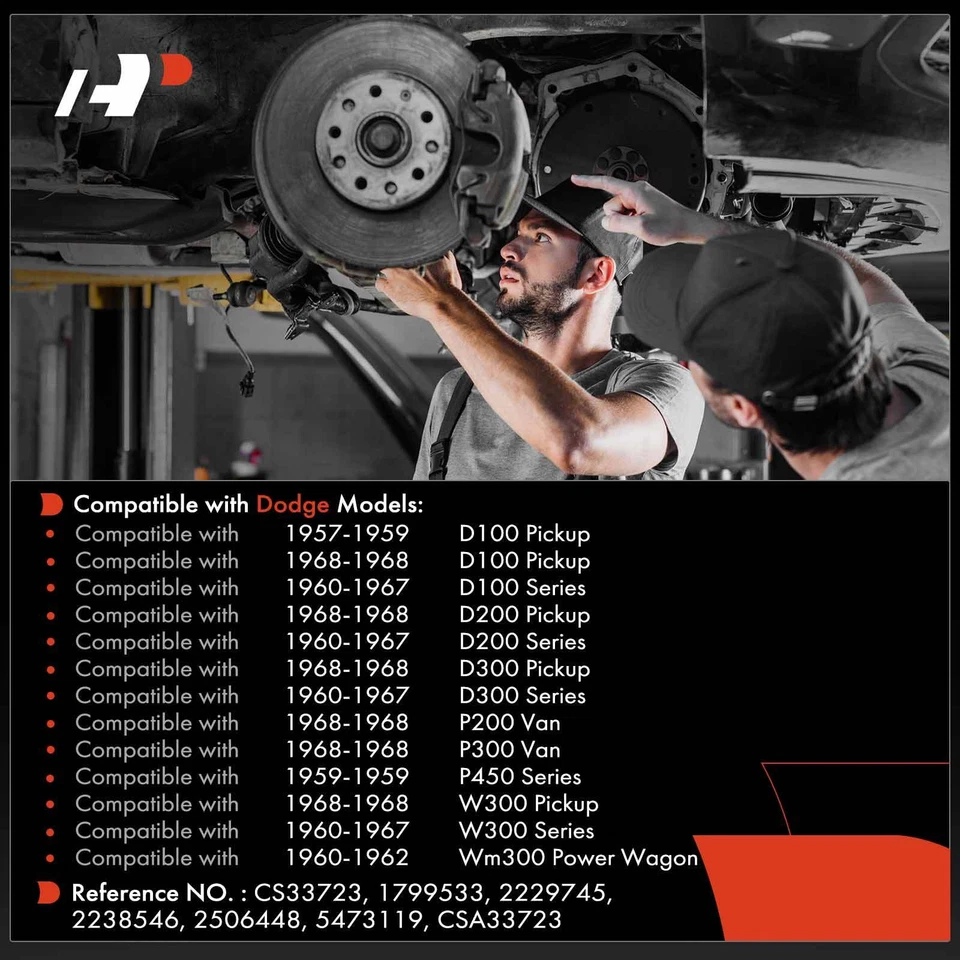 Cilindro esclavo de embrague para Dodge D100 Series 60-67 P200 Van P300 Van Diámetro: 1 pulgada Foto 2 de 4