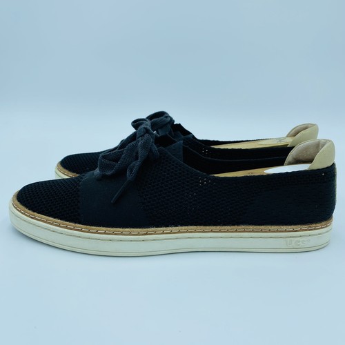 Zapatillas UGG Pinkett Hyper Weave con cordones para mujer 9 negras - Imagen 4 de 9