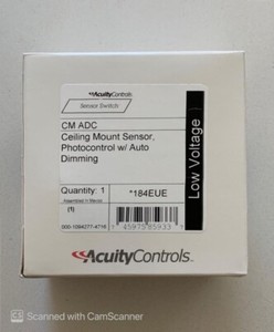 Acuity Sensor Switch CM ADC Ceiling Mount Photocontrol w/ Auto Dimming BRAND NEW