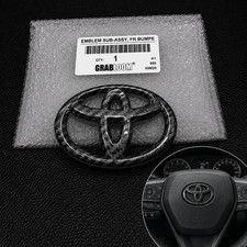 Toyota Steering Wheel Emblem Overlay Carbon Fiber Camry Tundra Tacoma 4run Toyota Steering Wheel Emblem Overlay Carbon Fiber Camry Tundra Tacoma 4run