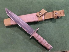 Vintage Genuine OKC3S OKC-3S Knife USMC Original Sheath Ontario Knife Co OKC USA