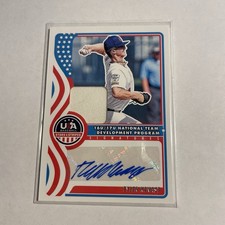 2025 USA Stars & Stripes 16U/17U Nat'l Team Auto Mat'l #NTS-TK Tyler Kenast