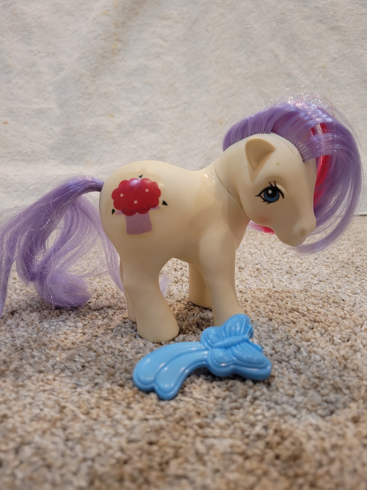 Cappello magico vintage My Little Pony MLP G1 Magic Message Ponies con pennello